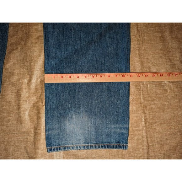 ENYCE Jeans Mens 40x32 Y2K Baggy Wide Pipe Embroidered Urban Skater JNCO Style - Picture 9 of 11